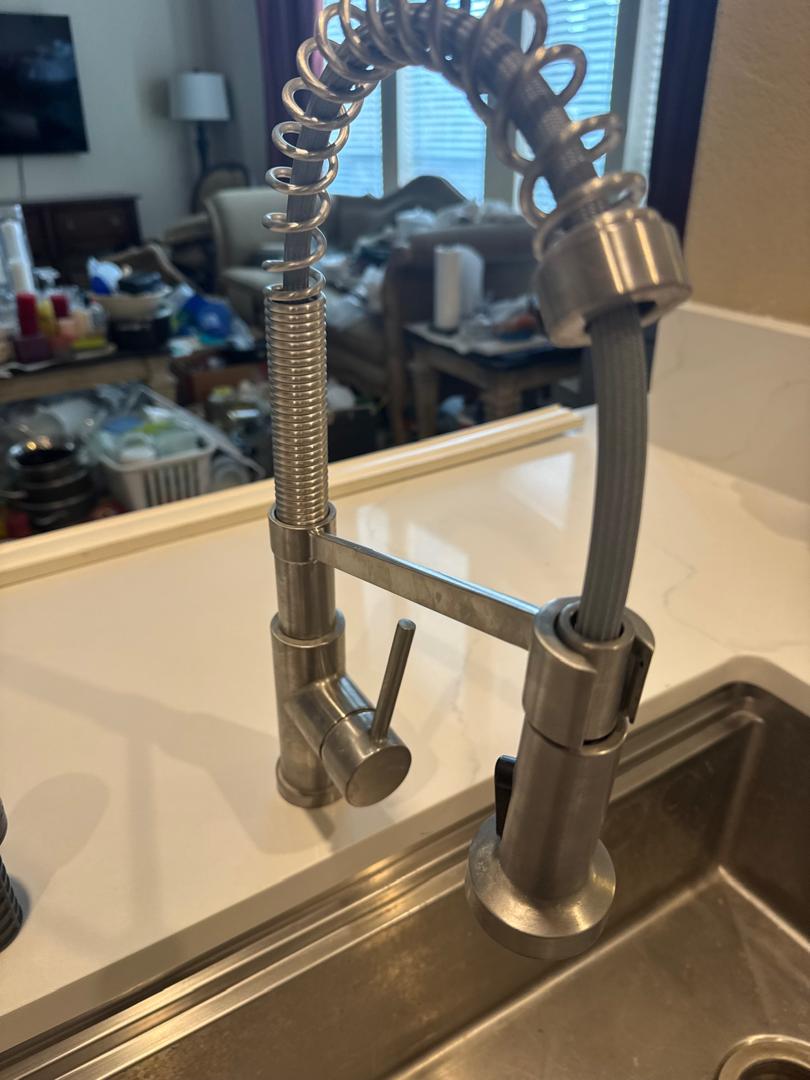 Kitchen faucet installation