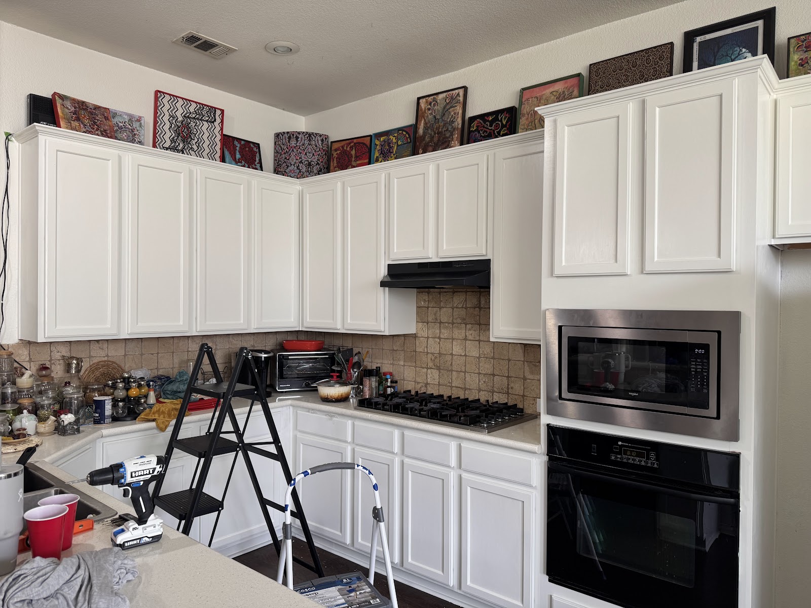Kitchen cabinet painting